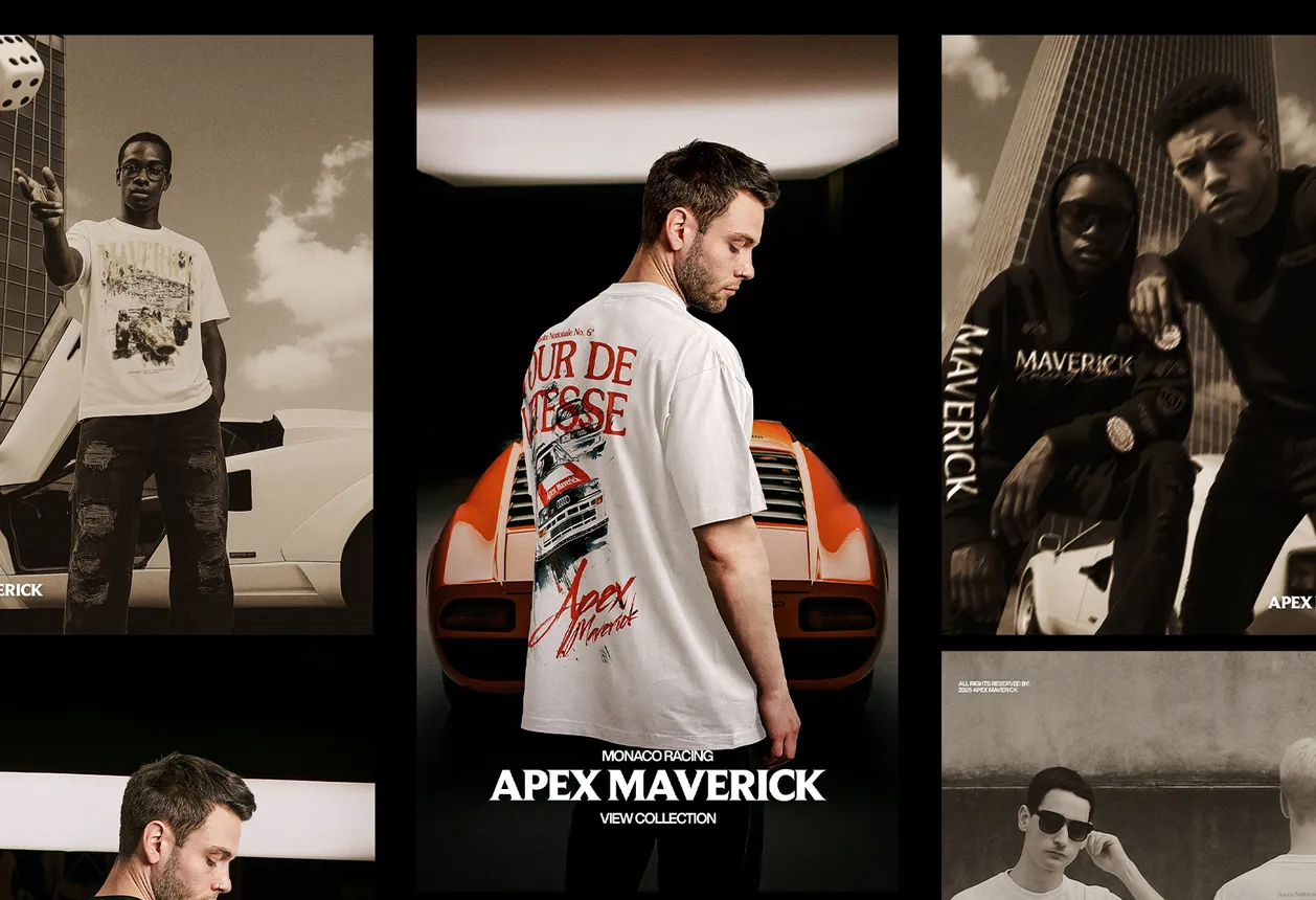 Apex Maverick — kampanja merch kolekcije