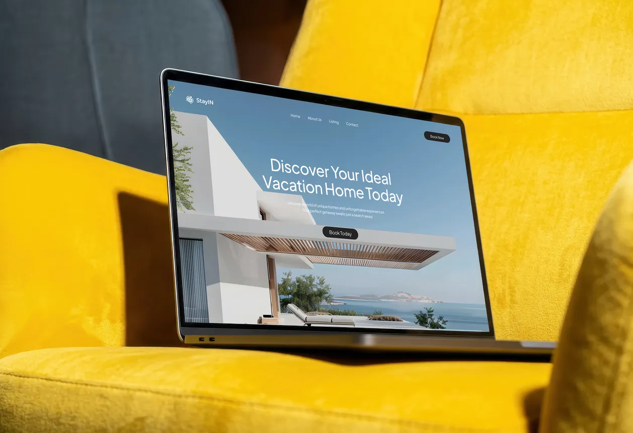 StayIN — platforma za smeštaj na laptopu